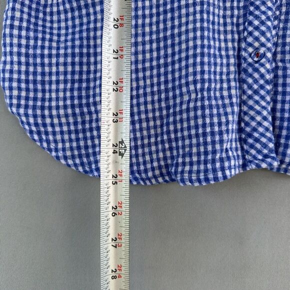 🎉5 for $45🎉 jane and delancey top Blouse Shirt Size S Blue - Picture 4 of 6